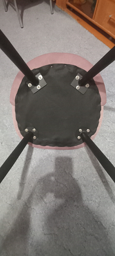 Стул на металлокаркасе Gabi gray / black фото покупателя 434