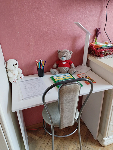 Стол письменный Kiwi белый  - Уцененный экземпляр фото покупателя 97