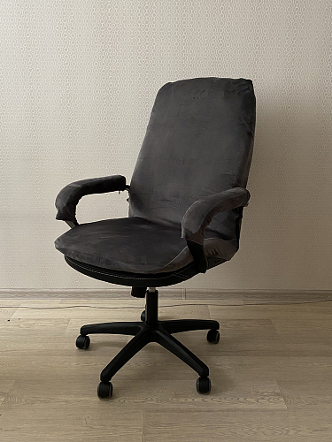 Компьютерное кресло Comfort Lux/Комфорт Люкс серый фото покупателя 55