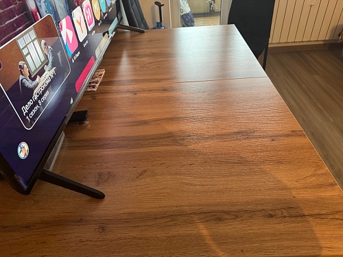 Деревянный стол Лота Лофт 120x75 дуб крафт табачный / черный матовый фото покупателя 746