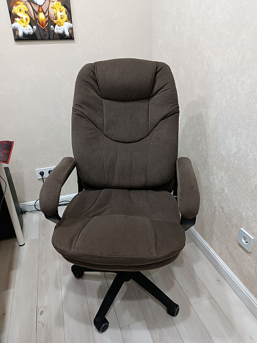 Компьютерное кресло Comfort lux серый фото покупателя 108