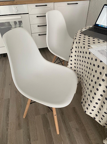 Пластиковый стул Eames PC-015 серый фото покупателя 297