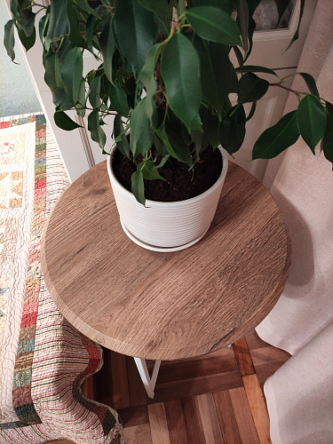 Журнальный столик Грейс мрамор серый / белый фото покупателя 1