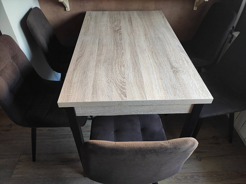 Стол Оригон делано / черный матовый фото покупателя 8