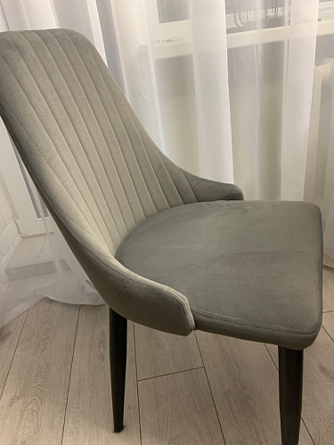 Стул на металлокаркасе Kora light blue / white фото покупателя 126