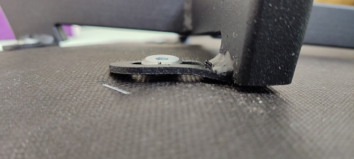 Стул на металлокаркасе Чилли синяя ткань / белый фото покупателя 825