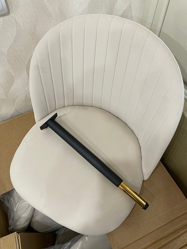 Стул на металлокаркасе Gabi gray / black фото покупателя 479