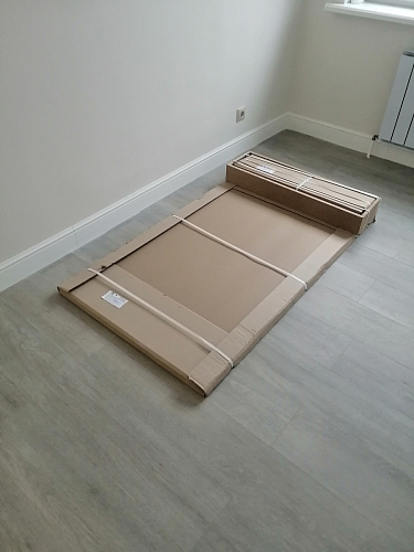 Стол Тринити Лофт 120 32 мм дуб галифакс табако / черный матовый фото покупателя 173