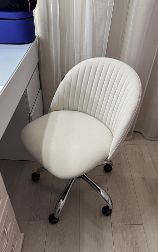 Компьютерное кресло Melody/Мелоди молочное фото покупателя 95