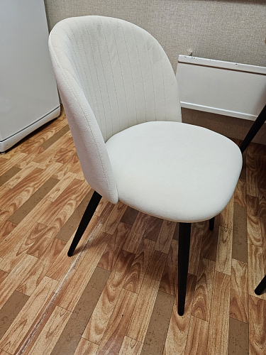 Стул на металлокаркасе Gabi 1 light purple / black фото покупателя 788