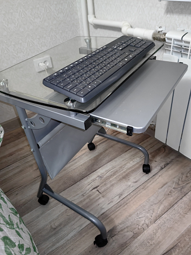 Компьютерный стол Riko black фото покупателя 2