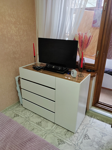 Комод Атлон белый / бетон темный фото покупателя 1