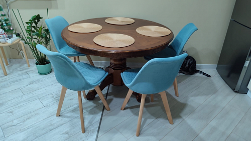 Деревянный стул Bonuss light gray / wood фото покупателя 38