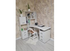 Стол компьютерный Джаз-15 белый правый фото покупателя 165