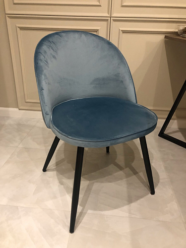 Стул на металлокаркасе Dodo blue фото покупателя 114