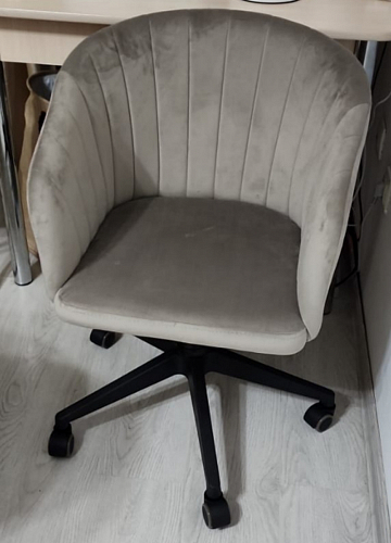 Компьютерное кресло Тибо светло-коричневый / белый фото покупателя 167