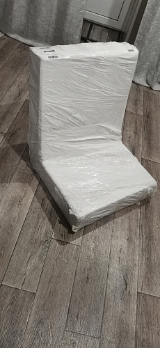 Компьютерное кресло Reus черная сетка / хром фото покупателя 58