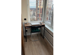 Письменный стол Лео Лофт бетон / черный матовый фото покупателя 2