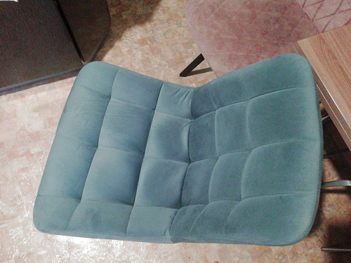 Стул на металлокаркасе Челси велюр коричневый / черный каркас фото покупателя 185