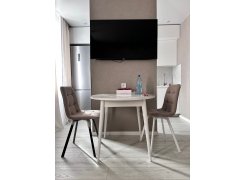 Стул на металлокаркасе Чилли горчичный / белый фото покупателя 482