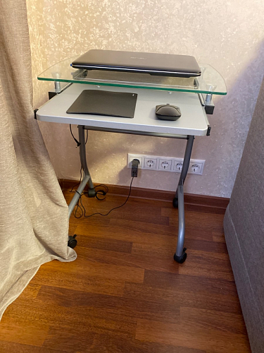 Компьютерный стол Riko серый  - Уцененный экземпляр фото покупателя 10