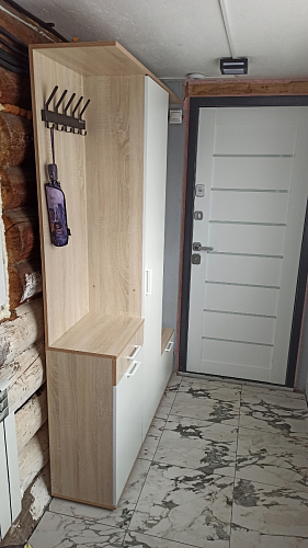 Готовая прихожая Пети дуб сонома / белый фото покупателя 43