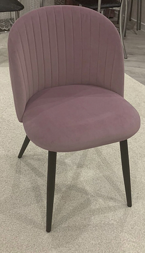 Стул на металлокаркасе Gabi 1 light blue / black / gold фото покупателя 171