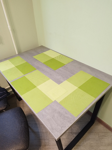 Деревянный стол Лота Лофт 140х80 черный матовый / бетон светлый фото покупателя 959