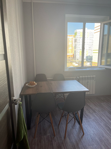 Стол Лота Лофт 140 25 мм черный матовый / бетон фото покупателя 87