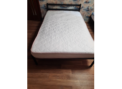 Односпальная кровать Фади 80х200 черная фото покупателя 1416