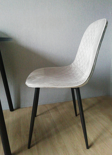 Стул на металлокаркасе Capri dark beige / white фото покупателя 85