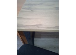 Стол Лота Лофт 140 25 мм черный матовый / дуб вотан фото покупателя 676