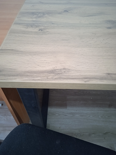 Стол раскладной Лота Лофт 120 25 мм юта / черный матовый фото покупателя 677