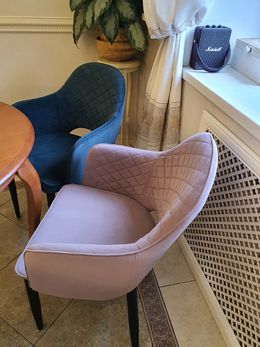 Стул на металлокаркасе Vener light purple фото покупателя 13