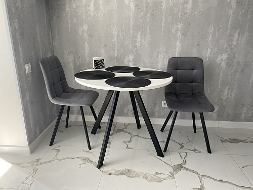 Стул на металлокаркасе Чилли бежевый / белый каркас фото покупателя 1516