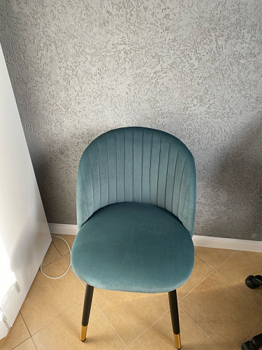 Стул на металлокаркасе Gabi green / black / silver фото покупателя 328