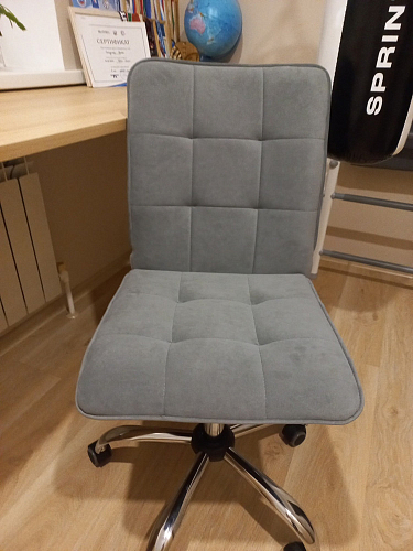 Компьютерное кресло One/Ван флок серый 29 фото покупателя 94