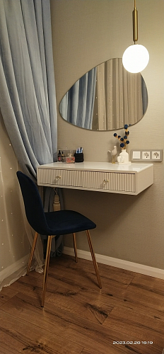 Стул на металлокаркасе Dabl wine red фото покупателя 12