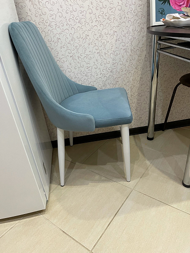 Стул на металлокаркасе Kora gray / black фото покупателя 55