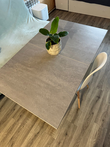 Деревянный стол Лота Лофт 140х80 дуб крафт табачный / черный матовый фото покупателя 765