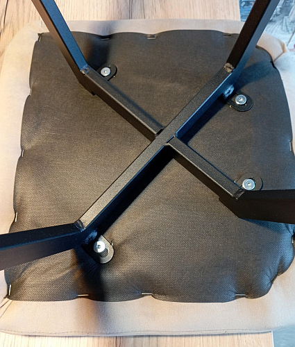 Стул на металлокаркасе Чилли бежевый / белый каркас фото покупателя 1534