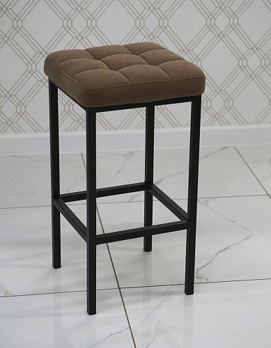 Барный стул Лофт катания дасти блю / белый матовый из шоурума 5