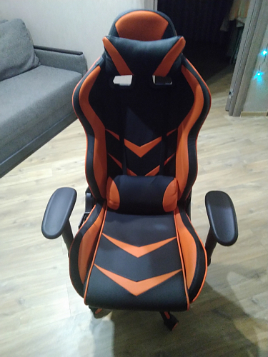 Компьютерное кресло Racer черный / красный / бежевый фото покупателя 153