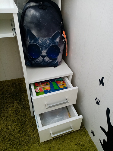 Стол компьютерный Джаз-24 правый венге фото покупателя 70