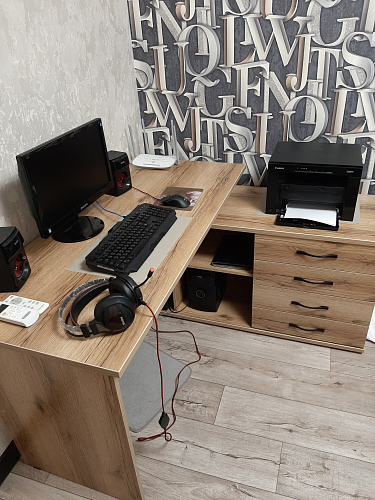 Компьютерный стол КСТ-109Л венге фото покупателя 105