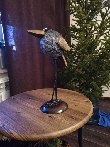 Журнальный столик Андромеда черный матовый / старое дерево фото покупателя 7