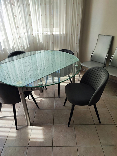 Стул на металлокаркасе Gabi gray / black фото покупателя 215