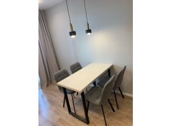 Стул на металлокаркасе Чилли горчичный / белый фото покупателя 356