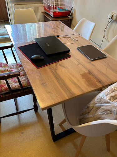 Стол раскладной Лота Лофт 120 25 мм юта / черный матовый фото покупателя 262