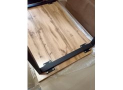 Деревянный стол Лота Лофт 120(160)х75 черный матовый / бетон светлый фото покупателя 919